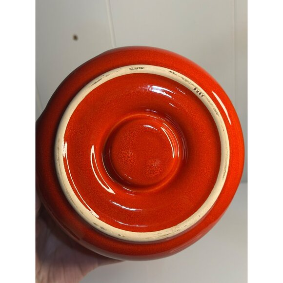 VTG Waechtersbach Candle Warming Bases Red Ceramic 5.5"x3" | Made in West German - Picture 5 of 7